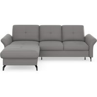 Places of Style Ecksofa "Calando L-Form", wahlweise mit Bettfunktion, Bettkasten und Armteilfunktion von Places Of Style