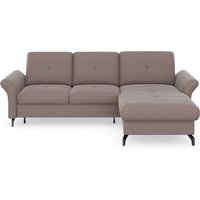 Places of Style Ecksofa "Calando L-Form", wahlweise mit Bettfunktion, Bettkasten und Armteilfunktion von Places Of Style