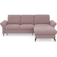 Places of Style Ecksofa "Calando L-Form", wahlweise mit Bettfunktion, Bettkasten und Armteilfunktion von Places Of Style