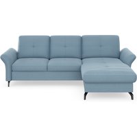 Places of Style Ecksofa "Calando L-Form", wahlweise mit Bettfunktion, Bettkasten und Armteilfunktion von Places Of Style