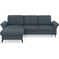 Places of Style Ecksofa "Calando L-Form", wahlweise mit Bettfunktion, Bettkasten und Armteilfunktion von Places Of Style
