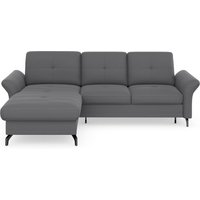 Places of Style Ecksofa "Calando L-Form", wahlweise mit Bettfunktion, Bettkasten und Armteilfunktion von Places Of Style