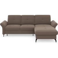 Places of Style Ecksofa "Calando L-Form", wahlweise mit Bettfunktion, Bettkasten und Armteilfunktion von Places Of Style