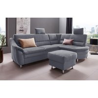 Places of Style Ecksofa "Cardoso L-Form", Federkern, wahlweise mit Bett, Schubkasten von Places Of Style