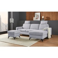 Places of Style Ecksofa "Lolland L-Form", Wahlweise mit Bettfunktion und Bettkasten, Federkern von Places Of Style