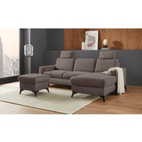 Places of Style Ecksofa "Lolland L-Form", Wahlweise mit Bettfunktion und Bettkasten, Federkern von Places Of Style