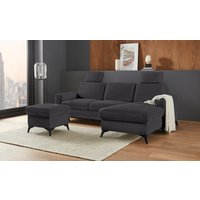 Places of Style Ecksofa "Lolland L-Form", Wahlweise mit Bettfunktion und Bettkasten, Federkern von Places Of Style