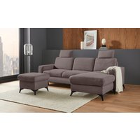 Places of Style Ecksofa "Lolland L-Form", Wahlweise mit Bettfunktion und Bettkasten, Federkern von Places Of Style