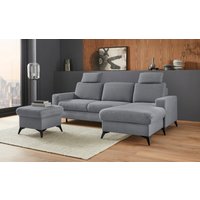 Places of Style Ecksofa "Lolland L-Form", Wahlweise mit Bettfunktion und Bettkasten, Federkern von Places Of Style