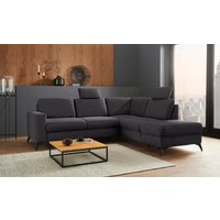 Places of Style Ecksofa "Lolland L-Form", Wahlweise mit Bettfunktion und Stauraum, auch mit abwischbarem Bezug von Places Of Style