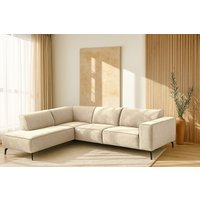 PLACES OF STYLE Ecksofa "Lorcan, Breite 275 cm, weiches Sitzgefühl" Massivholz- oder Metallfüße, Lederoptik, Struktur, Chenille, Boucle PLACES OF STYLE Ecksofa "Lorcan, Breite 275 cm, weiches Sitzgefühl" Massivholz- oder Metallfüße, Lederoptik, Struktur, Chenille, Boucle von Places Of Style