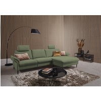 Places of Style Ecksofa "Sarsina: mit Tonnentaschen-Federkern, perfekt zum Entspannen L-Form", inklusive 1 motorischen Relaxfunktion mit Herz-Waage-Beschlag von Places Of Style