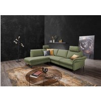 PLACES OF STYLE Ecksofa "Sarsina: mit Tonnentaschen-Federkern, perfekt zum Entspannen L-Form" inklusive 2 motorischen Relaxfunktionen mit Herz-Waage-Beschlag von Places Of Style