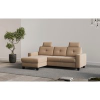 Places of Style Ecksofa "Varese", wahlweise mit Bettfunktion und Bettkasten von Places Of Style