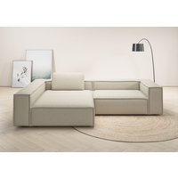 Places of Style Ecksofa "Watertown, moderne XXL L-Form, 306 cm breit", Komfortabel mit tiefer Sitzfläche – ideal für große Wohnräume von Places Of Style