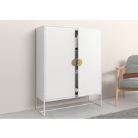 Places of Style Highboard "Abito", Midischrank mit Drehtüren und 2 Einlegeböden, Breite 90 cm von Places Of Style