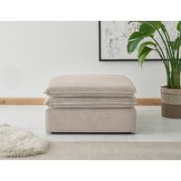 Places of Style Hocker "PIAGGE", Hochwertiger Cord, passend zum Loveseat PIAGGE von Places Of Style