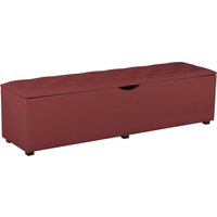 Places of Style Hockerbank "Knobbed", Hockerbank mit Stauraum, Breite 120 cm und 160 cm von Places Of Style