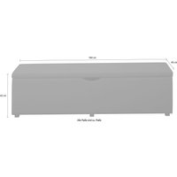 Places of Style Hockerbank "Standard", Breite 120cm oder 160cm, auch als Garderobenbank oder Bettbank von Places Of Style