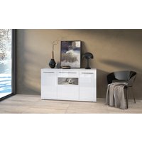 Places of Style Kommode "Piano", Hochglanz UV lackiert, Soft-Close Funktion von Places Of Style