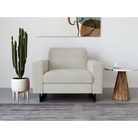 Places of Style Loveseat "Pinto 105 cm, Cord, Chenille, Lederoptik", mit Keder, Metallfüßen und auch in Cord Bezug erhältlich von Places Of Style