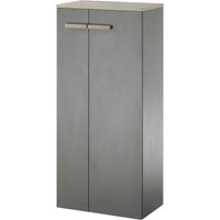 Places of Style Midischrank "SOLiD, Badschrank im modernen Design, Schrank mit Holzgriffen", in zwei Farben verfügbar, mit Stauraum, stehend o. hängend montierbar von Places Of Style