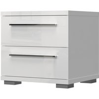 Places of Style Nachtkommode "Piano, Nachttisch aus FSC-zertifiziertem Holzwerkstoff, Made in Europe", (45/40/43 oder 61cm (B/T/H), ideal passend zum Boxspringbett), UV lackiert, hochglänzend, Soft-Close Funktion, 2 oder 3 Schubladen von Places Of Style