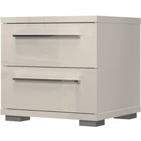 Places of Style Nachtkommode "Piano, Nachttisch aus FSC-zertifiziertem Holzwerkstoff, Made in Europe", (45/40/43 oder 61cm (B/T/H), ideal passend zum Boxspringbett), UV lackiert, hochglänzend, Soft-Close Funktion, 2 oder 3 Schubladen von Places Of Style