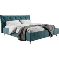 PLACES OF STYLE Polsterbett "Elloree in 4 Breiten bis 200cm, auch in Leder" Kopfteilhöhe 105cm, belastbar bis 280 kg, auch in Überlänge 220cm von Places Of Style