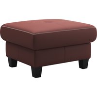 Places of Style Polsterhocker "Varese", Kreuznaht in beige von Places Of Style