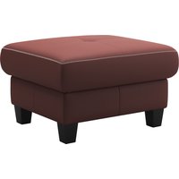 Places of Style Polsterhocker "Varese", Kreuznaht in beige von Places Of Style
