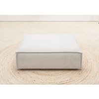 Places of Style Polsterhocker "Watertown, XXL Hockerbank passend zum Sofa - ideal als Beistellmodul", erweiterbare Hockerbank mit weicher Polsterung von Places Of Style
