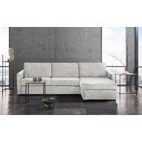 Places of Style Schlafsofa "GOLDPOINT Ecksofa 264 cm, Liegefläche (140/200cm), L-Form,", Bettfunktion, Bonell-Federkernmatratze und Dauerschläfer-Funktion von Places Of Style
