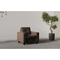 Places of Style Sessel "Varese", Kreuznaht in beige von Places Of Style
