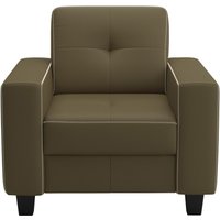 Places of Style Sessel "Varese", Kreuznaht in beige von Places Of Style