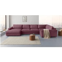 Places of Style Wohnlandschaft "Bloomfield, Mega Polsterprogramm, Breite 405cm, viel Platz, U-Form", mit extra tiefer Sitzfläche, wahlweise mit Sitztiefenverstellung von Places Of Style