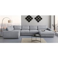 Places of Style Wohnlandschaft "Bloomfield, U-Form", mit extra tiefer Sitzfläche, wahlweise mit Sitztiefenverstellung von Places Of Style