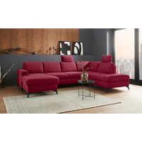 Places of Style Wohnlandschaft "Lolland U-Form", Wahlweise mit Bettfunktion und Stauraum, auch mit abwischbarem Bezug von Places Of Style