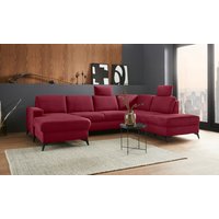 Places of Style Wohnlandschaft "Lolland U-Form", Wahlweise mit Bettfunktion und Stauraum, auch mit abwischbarem Bezug von Places Of Style