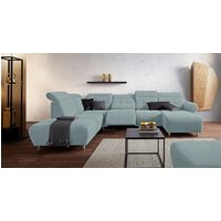 Places of Style Wohnlandschaft "Manhattan U-Form", 2 Sitze mit elektrischer Relaxfunktion, verstellbare Armlehnen von Places Of Style