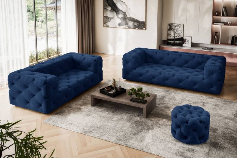 Places of Style 2-Sitzer FOLLINA, 2-Sitzer Sofa mit klassischer Chesterfield-Knopfheftung von Places of Style