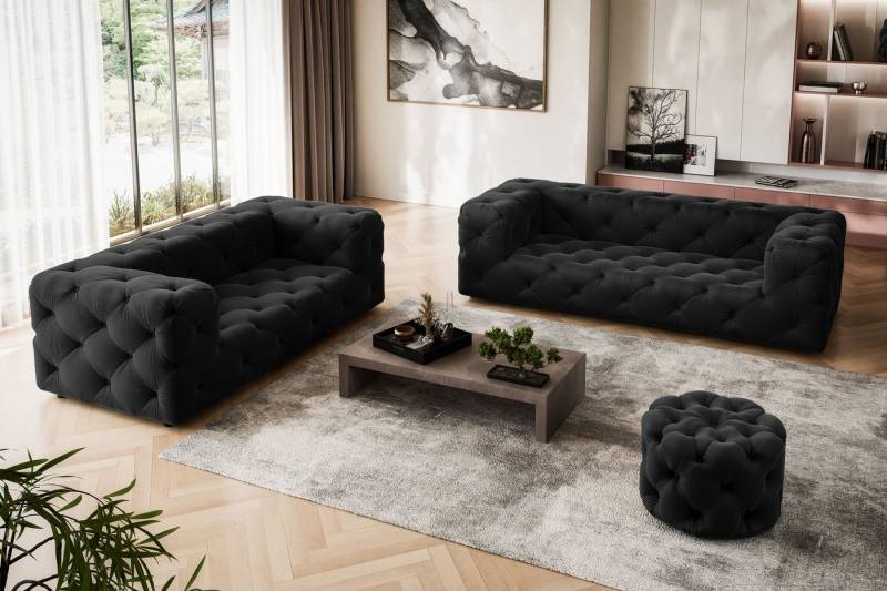 Places of Style 2-Sitzer FOLLINA, 2-Sitzer Sofa mit klassischer Chesterfield-Knopfheftung von Places of Style