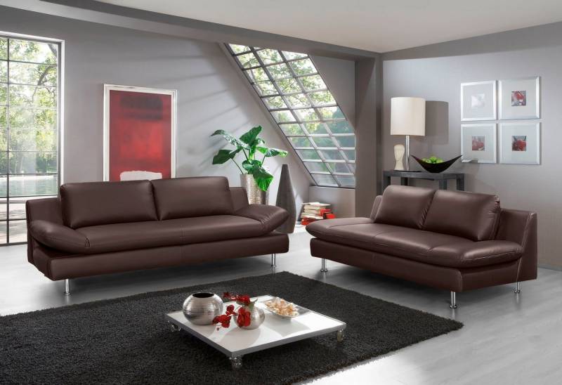 Places of Style 2-Sitzer Redding, In Naturleder von Places of Style