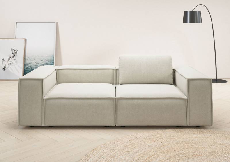 Places of Style 2-Sitzer Watertown, modernes Sofa 246 cm breit, auch in Feincord, stilvolles Sofa für 2 Personen mit extra breiter Sitzfläche von Places of Style