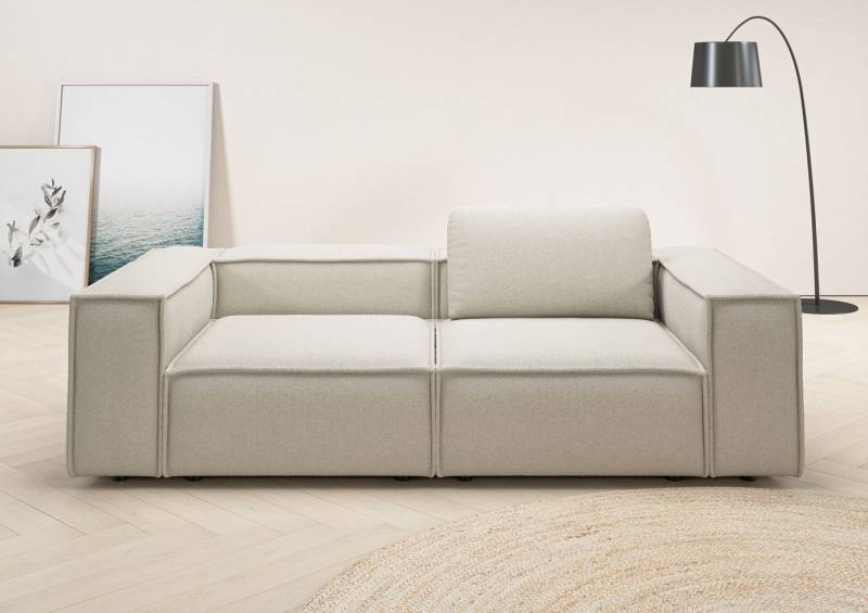 Places of Style 2-Sitzer Watertown, modernes Sofa 246 cm breit, auch in Feincord, stilvolles Sofa für 2 Personen mit extra breiter Sitzfläche von Places of Style