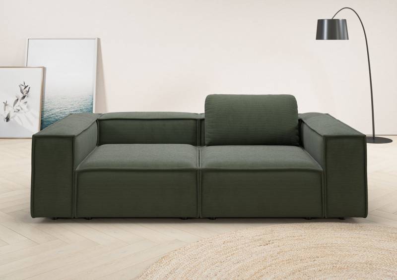 Places of Style 2-Sitzer Watertown, modernes Sofa 246 cm breit, auch in Feincord, stilvolles Sofa für 2 Personen mit extra breiter Sitzfläche von Places of Style