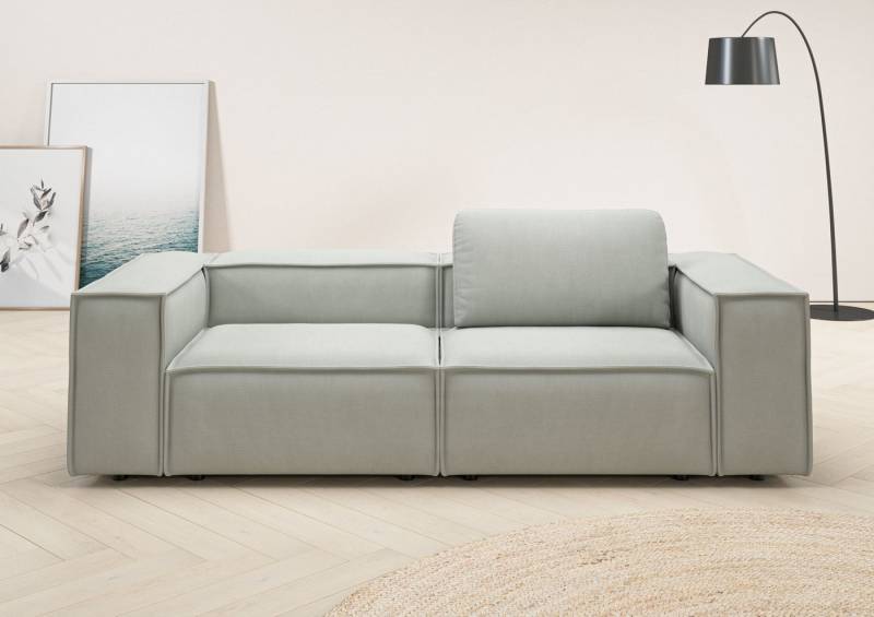 Places of Style 2-Sitzer Watertown, modernes Sofa 246 cm breit, auch in Feincord, stilvolles Sofa für 2 Personen mit extra breiter Sitzfläche von Places of Style