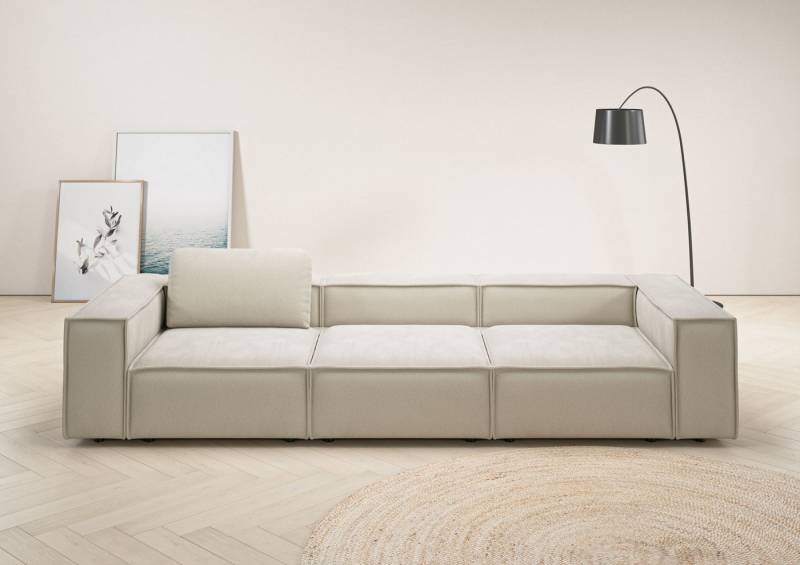 Places of Style 3,5-Sitzer Watertown, modernes Big-Sofa XXL, 336 cm Breite, auch in Feincord, Riesiges Designersofa mit viel Platz & weichen Bezügen in Trendfarben von Places of Style