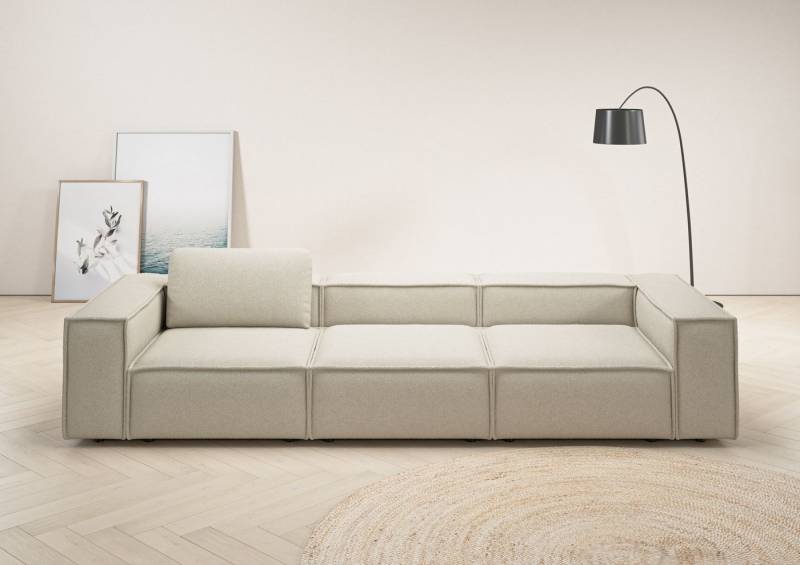 Places of Style 3,5-Sitzer Watertown, modernes Big-Sofa XXL, 336 cm Breite, auch in Feincord, Riesiges Designersofa mit viel Platz & weichen Bezügen in Trendfarben von Places of Style