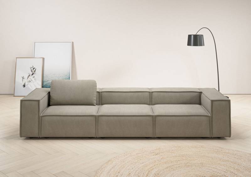 Places of Style 3,5-Sitzer Watertown, modernes Big-Sofa XXL, 336 cm Breite, auch in Feincord, Riesiges Designersofa mit viel Platz & weichen Bezügen in Trendfarben von Places of Style